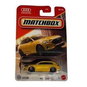 Matchbox Audi e-Tron Yellow SUV 2023 98/125 Short Card Diecast Car New
